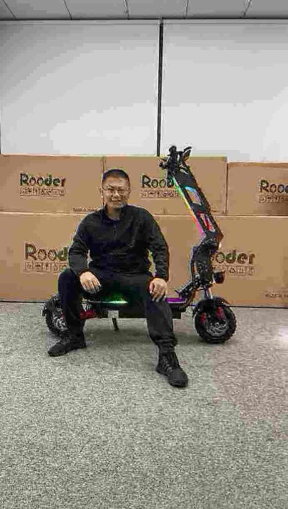 Foldable Battery Operated Scooter factory