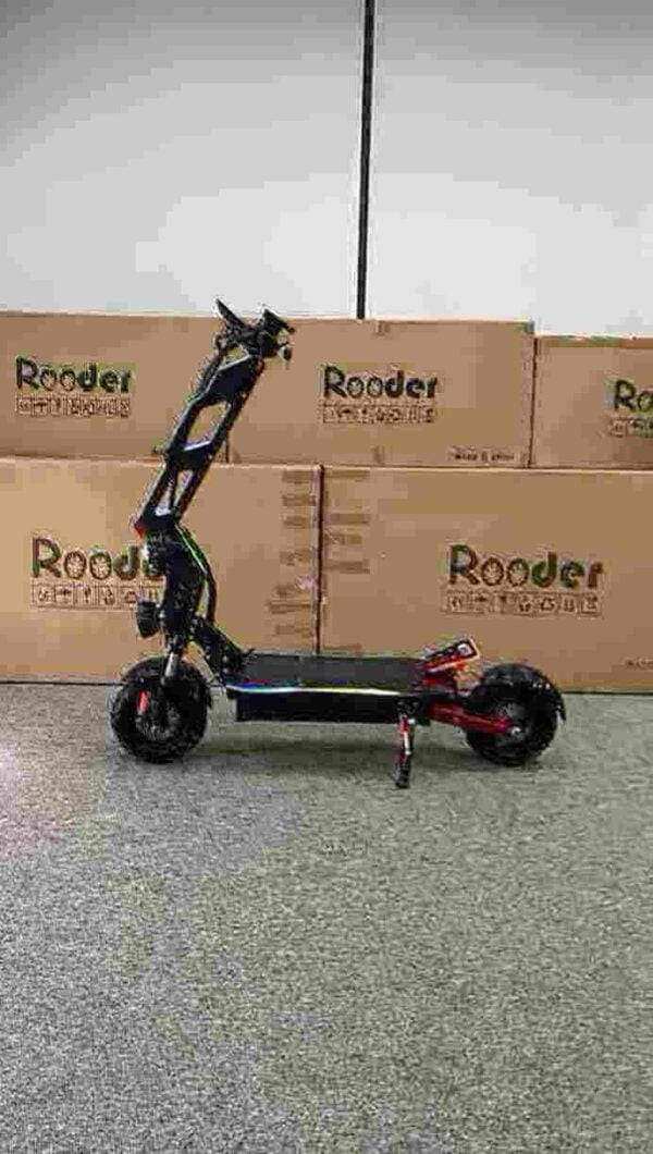 Red Electric Scooter Adult factory