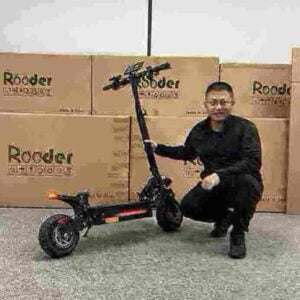 electric scooter with suspension factory