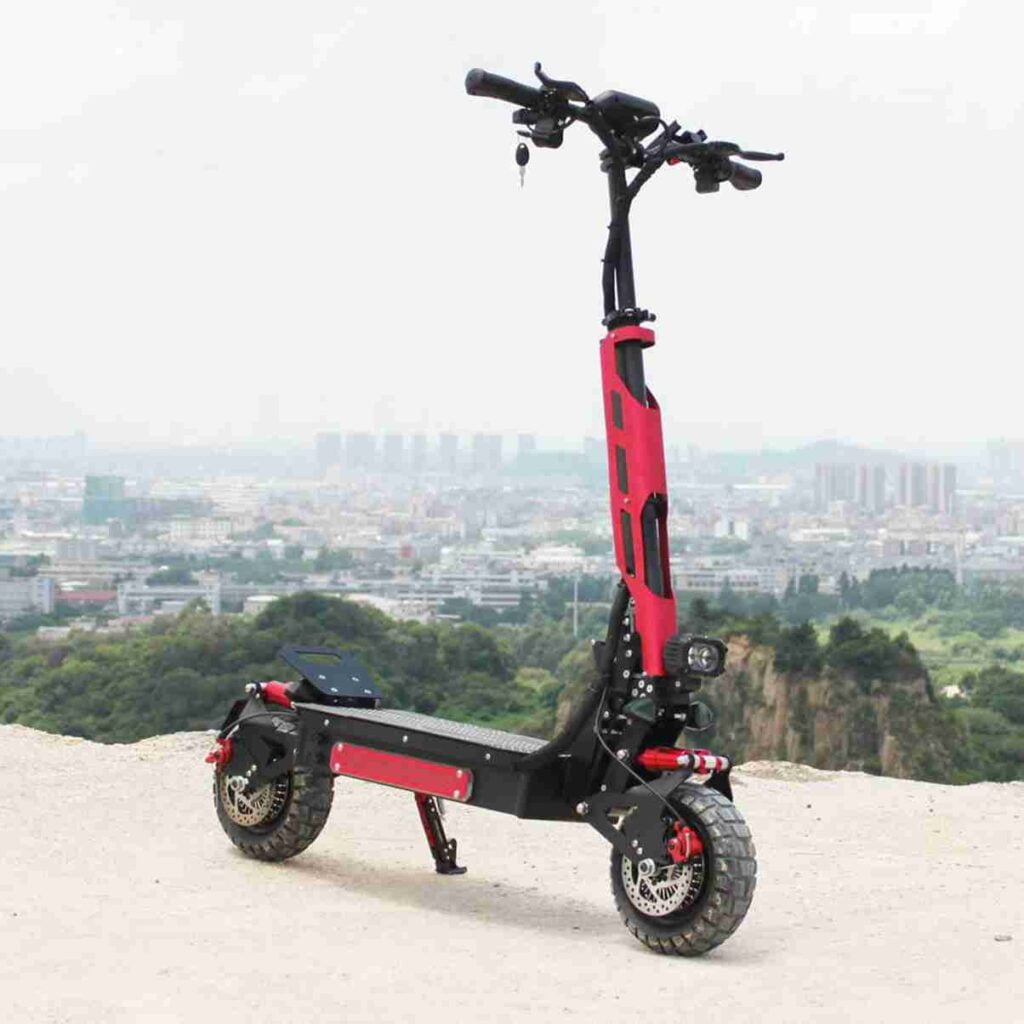 Three Wheel Electric Scooter CE black red blue UK wholesale price